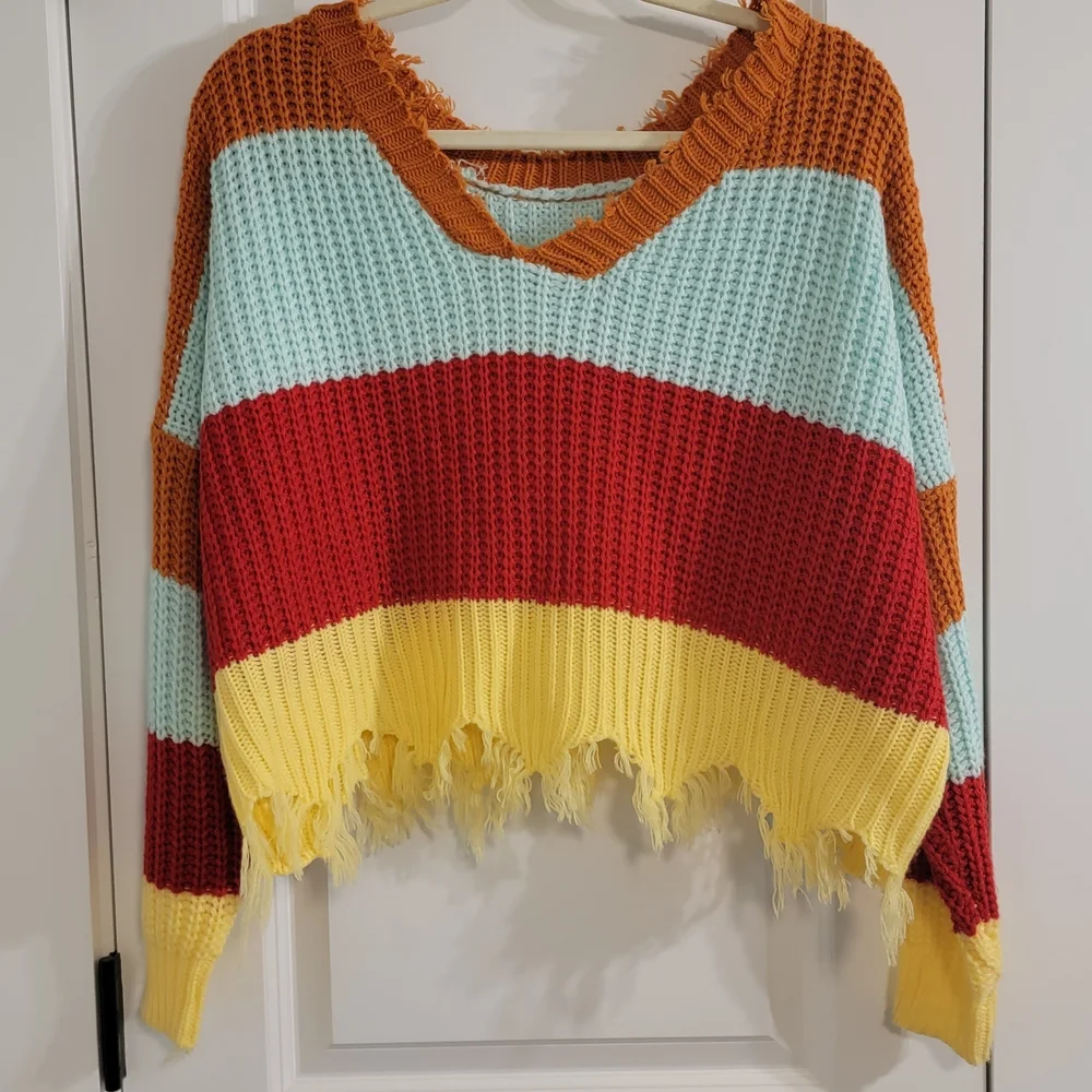 Colorful Crop Top - Picture 1 of 3